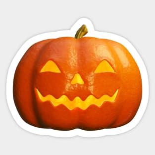 3D Jack-o-Lantern Sticker